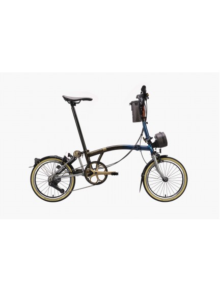 BROMPTON C Line 50th Anniversary 12-Speed sulankstomas dviratis su vidutinio aukščio vairu